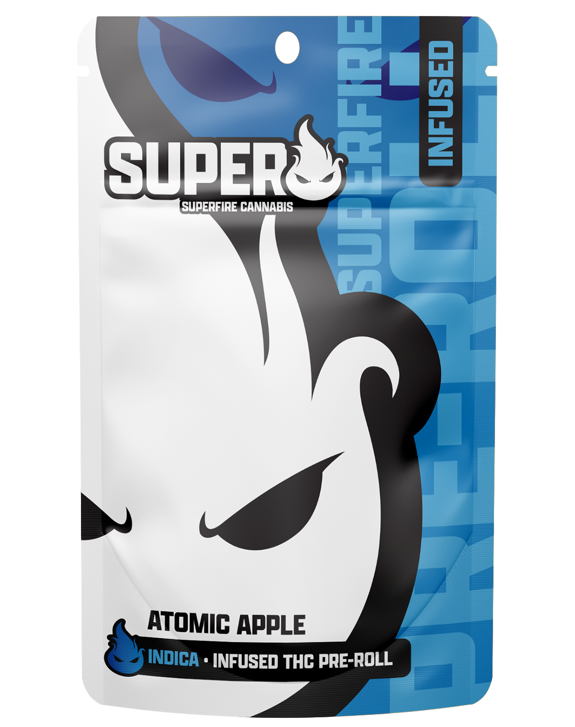 Photograph of product: Superfire Atomic Apple Infused Preroll Rec