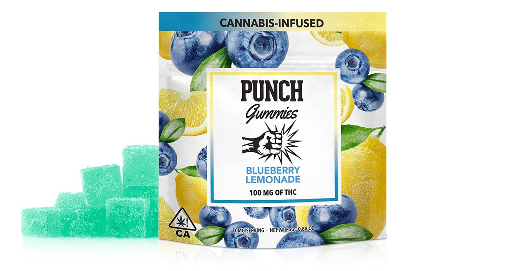 Photograph of product: Blueberry Lemonade - 100mg Edibles 10pc