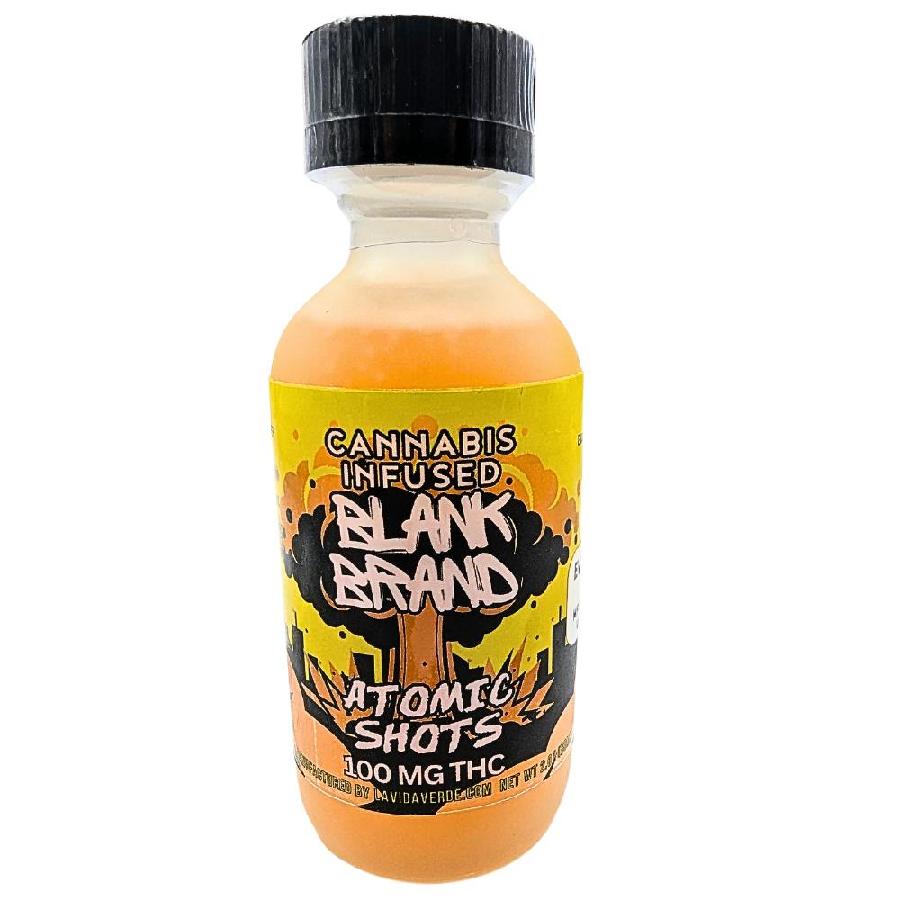 Photograph of product: Blank Atomic Shot 100mg - Everything's Peachy