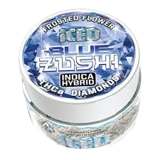 Photograph of product: Iced | Blue Zuzhie Infused Flower | 3.5g