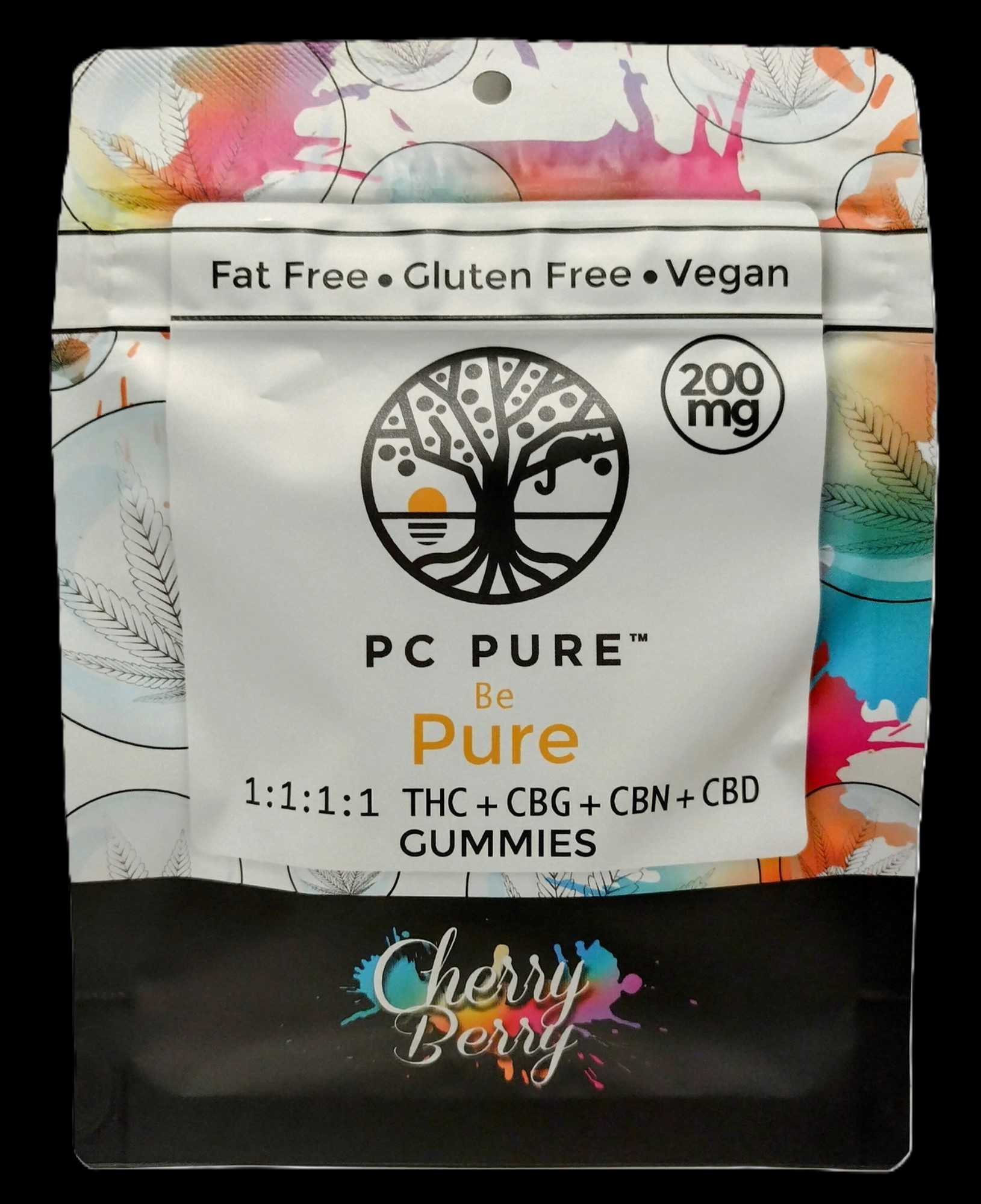 Photograph of product: GUMMY - FULL SPECTRUM - CHERRY BERRY - 20mg/pc - PC PURE