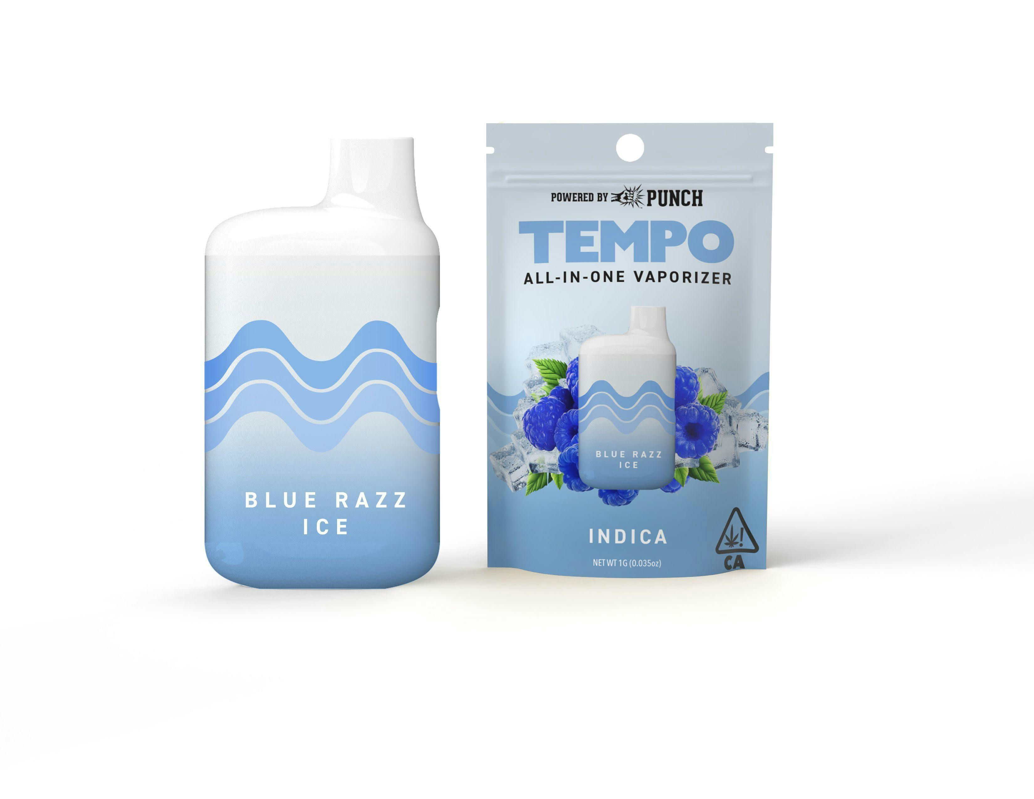 Photograph of Product: Tempo - 1g Blue Razz Ice All-in-One