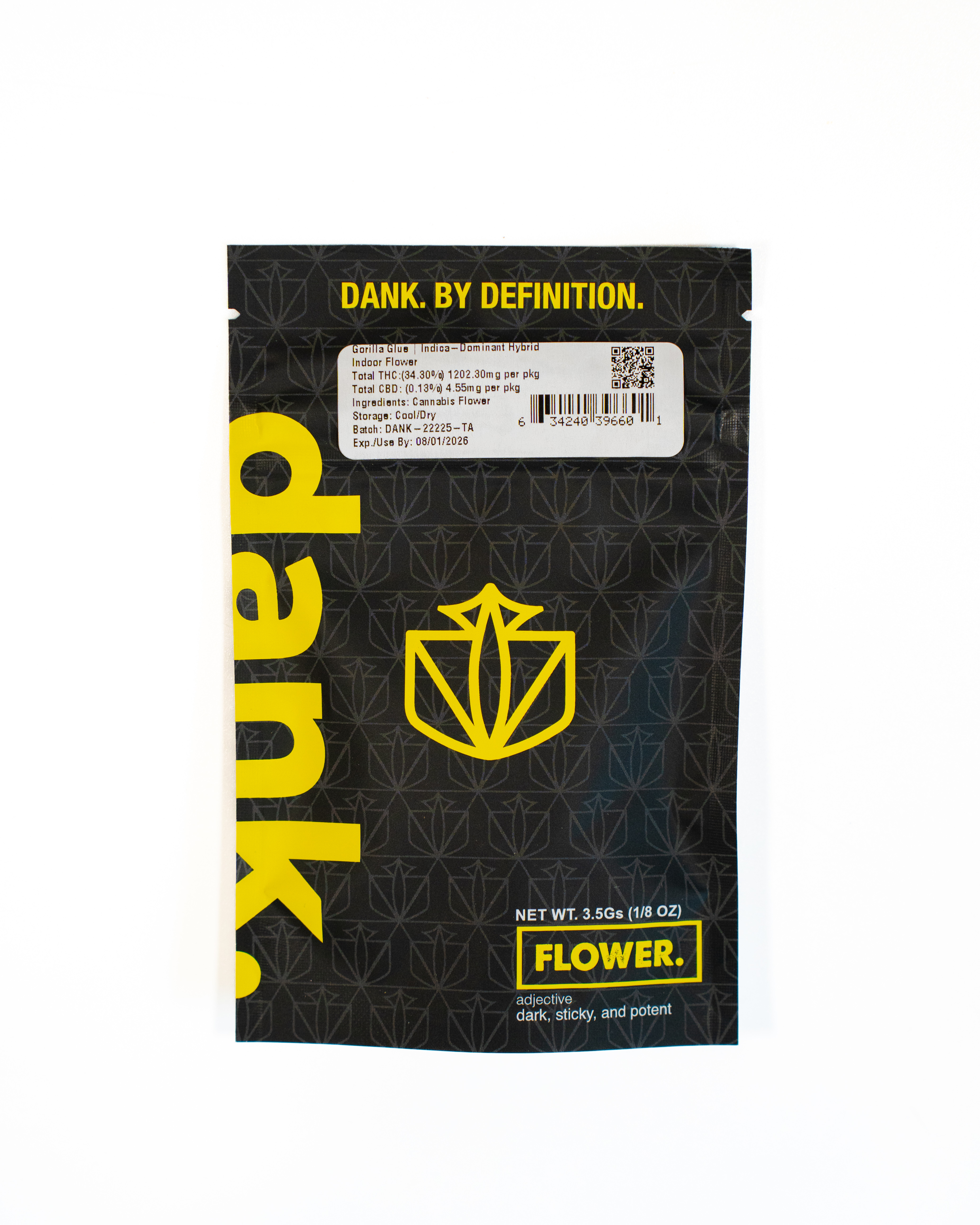 Photograph of product: Dank | Gorilla Glue | 3.5G Flower