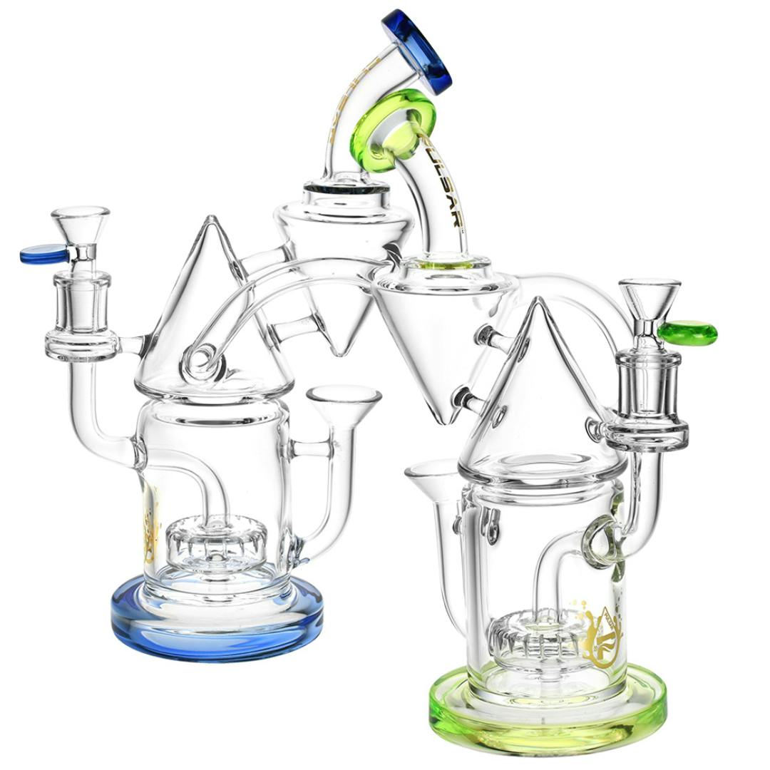 Photograph of product: Bong | Dual Cone Gravity Recycler | 10" | 14mm F | Assorted Colors