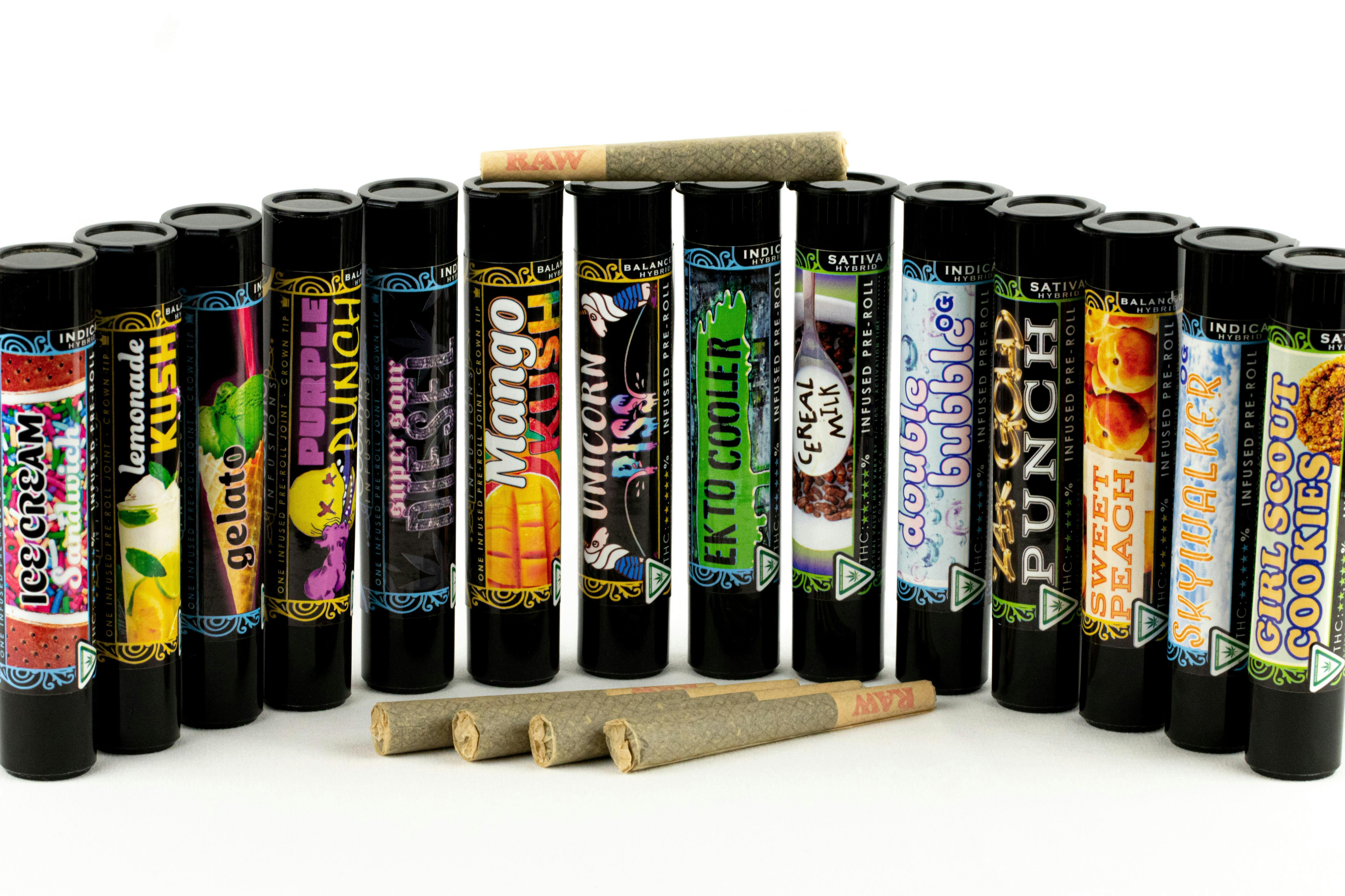 Photograph of product: Goodlyfe Infused Pre Roll - Mango Kush
