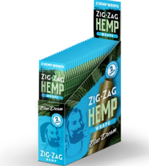 Photograph of product: Zig-Zag - hemp wraps | Blue Dream | 2pk