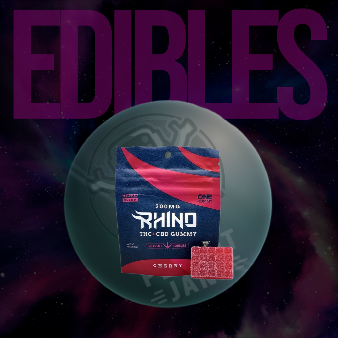 Photograph of product: Rhino Gummies - 200mg Gummies 4:1 CBD - Cherry