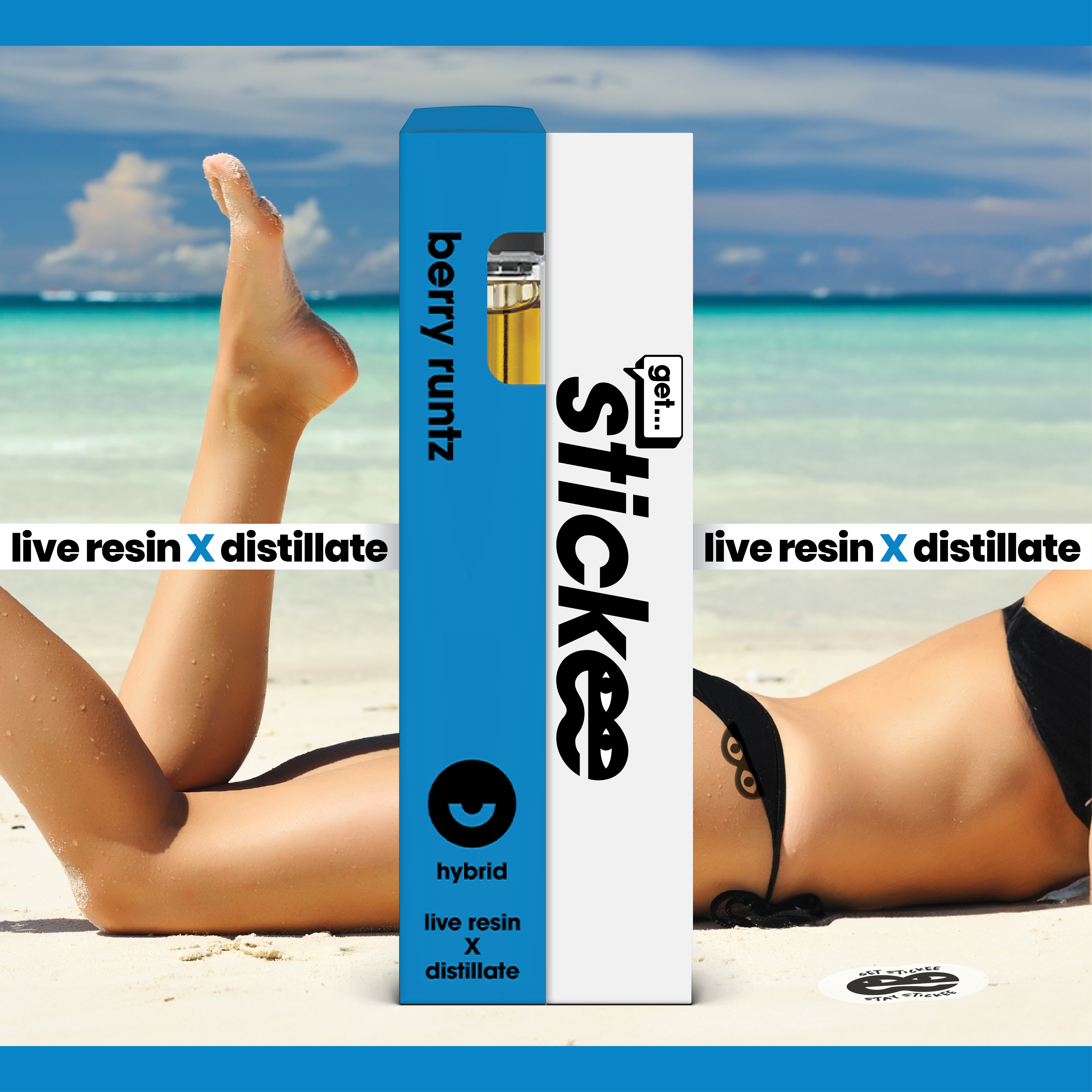 Photograph of product: STICKEE | Berry Runtz | 1G | Live Resin Disposable