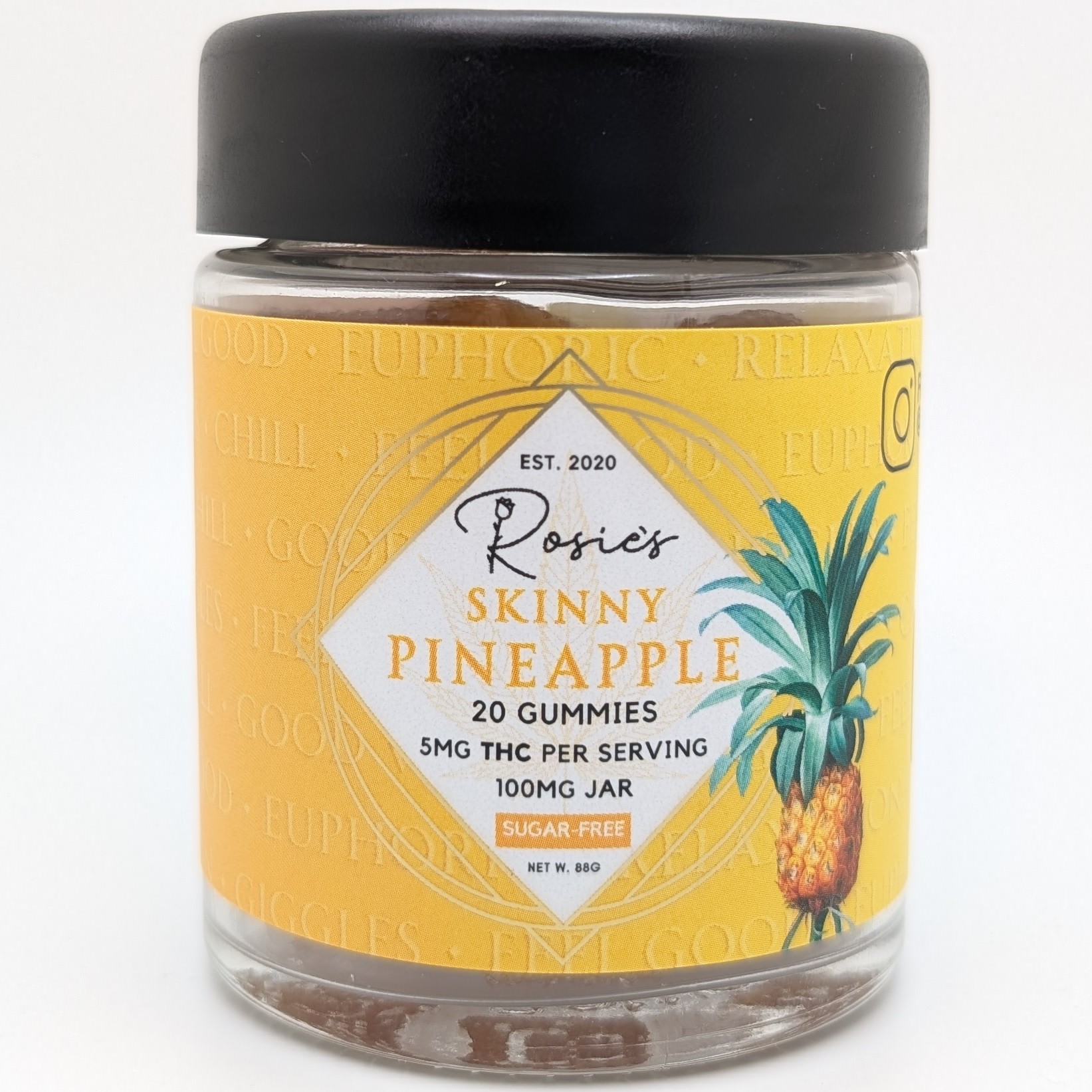Photograph of Product: Skinny Pineapple Gummies 100mg