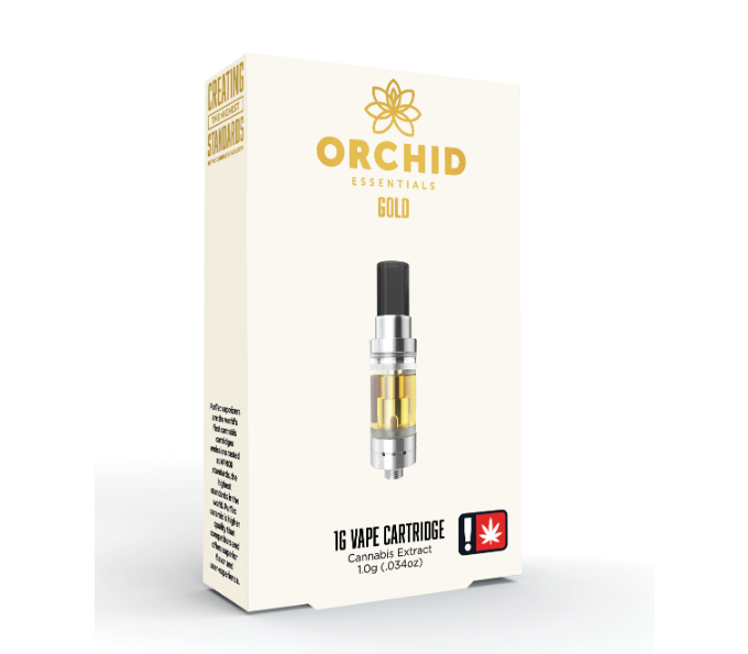 Photograph of product: Orchid | Cereal Milk "Gold" Live Resin Cartridge | 1g
