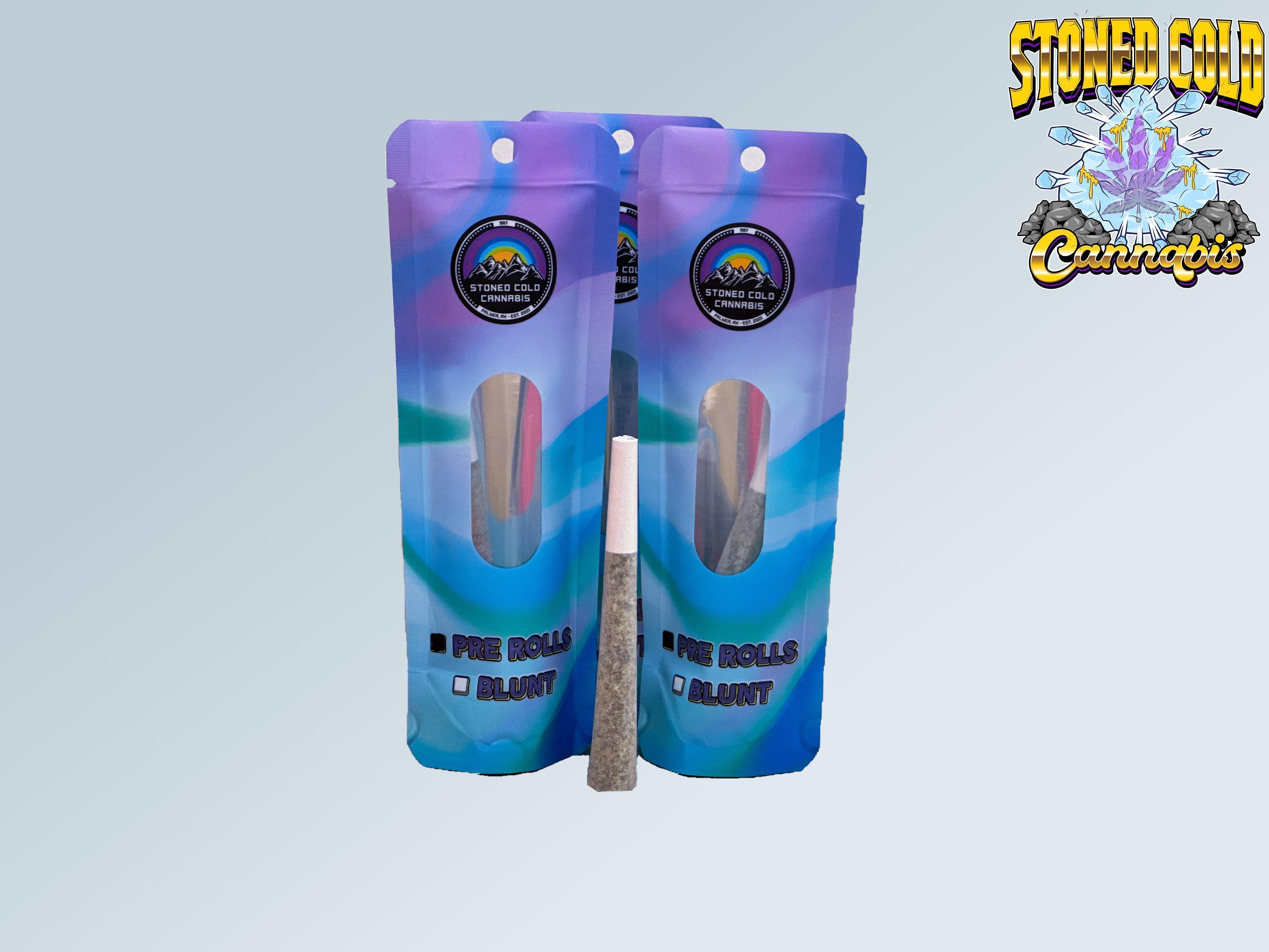 Photograph of product: au chocolat Infused Pre-Roll - Purple Punch / Purple Slushie