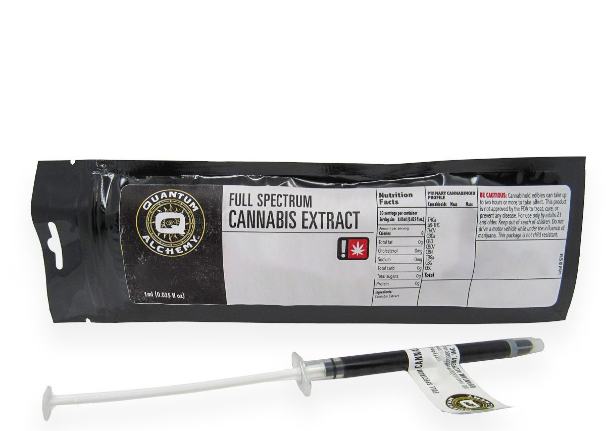 Photograph of product: Quantum // Blueberry Kush RSO