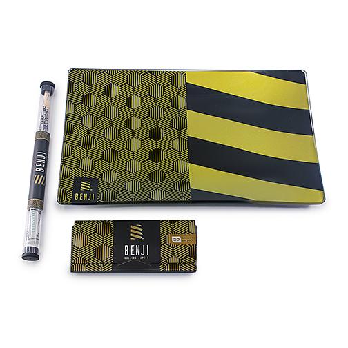 Photograph of product: Glass Tray Stripes