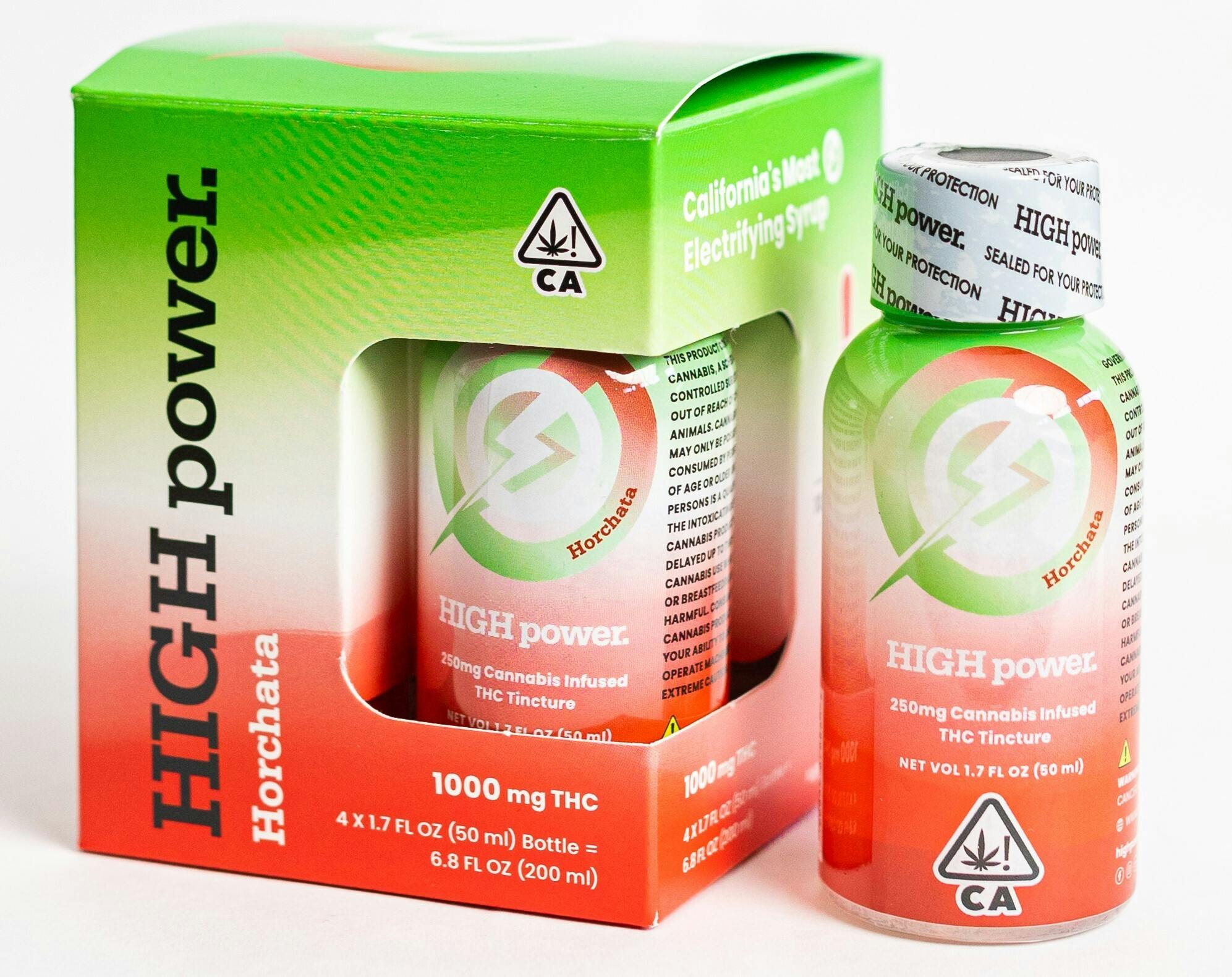 Photograph of product: HIGH Power syrup - Horchata 1000mg TH-oui (4 Pack)