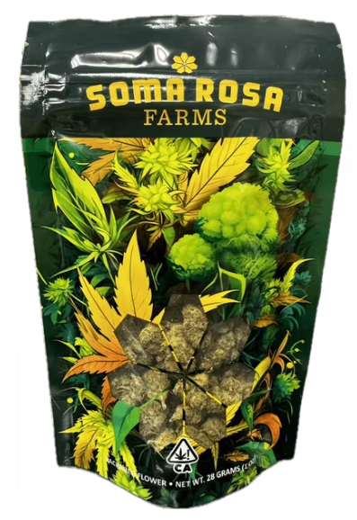 Photograph of product: Soma Rosa - Double OG Sour - - Sativa - Outdoor - 28g