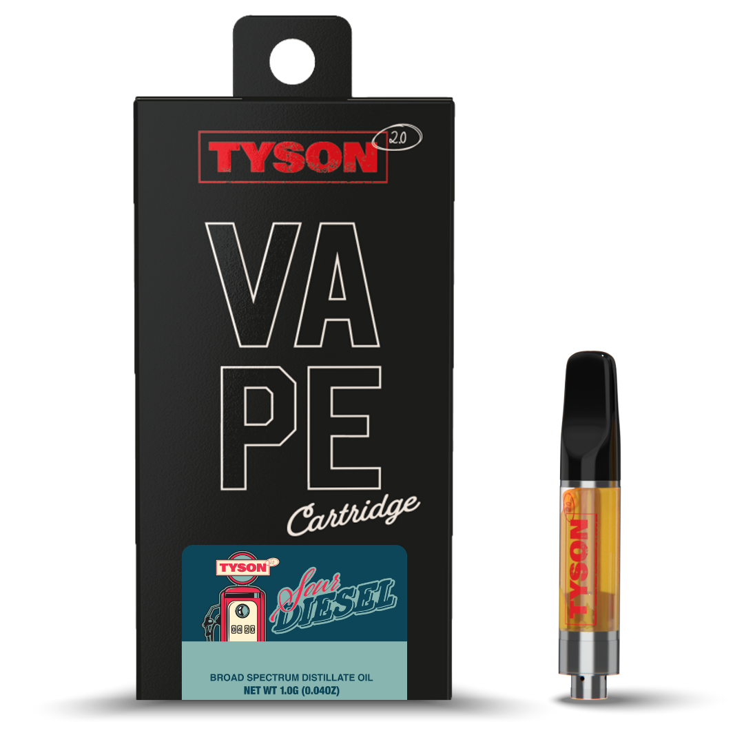 Photograph of product: Tyson 2.0 | Sour Diesel Distillate Cartridge | 1g