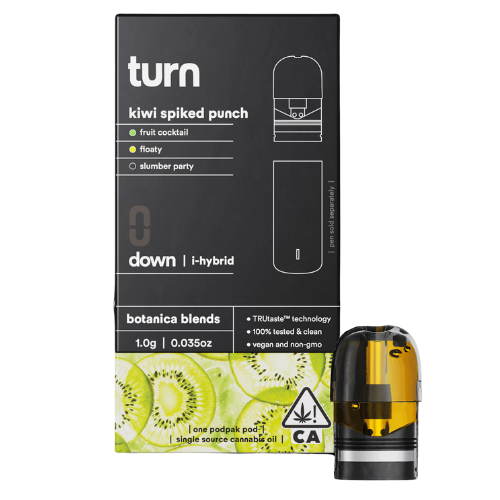 Photograph of product: Turn - Pod - Kiwi Spiked Punch - 1G