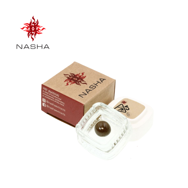 Photograph of product: LA CONFIDENTIAL X PEANUT KUSH 1.2G RED PRESSED au chocolat