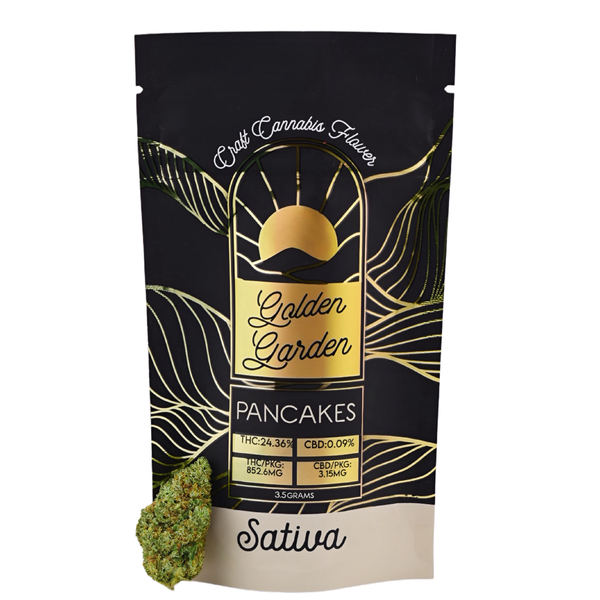Photograph of product: Golden Garden | Pancakes Premium Flower - 3.5g