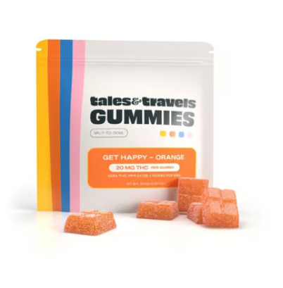 Photograph of product: Tales & Travels | Orange - Split to Dose - 5pk | Edible
