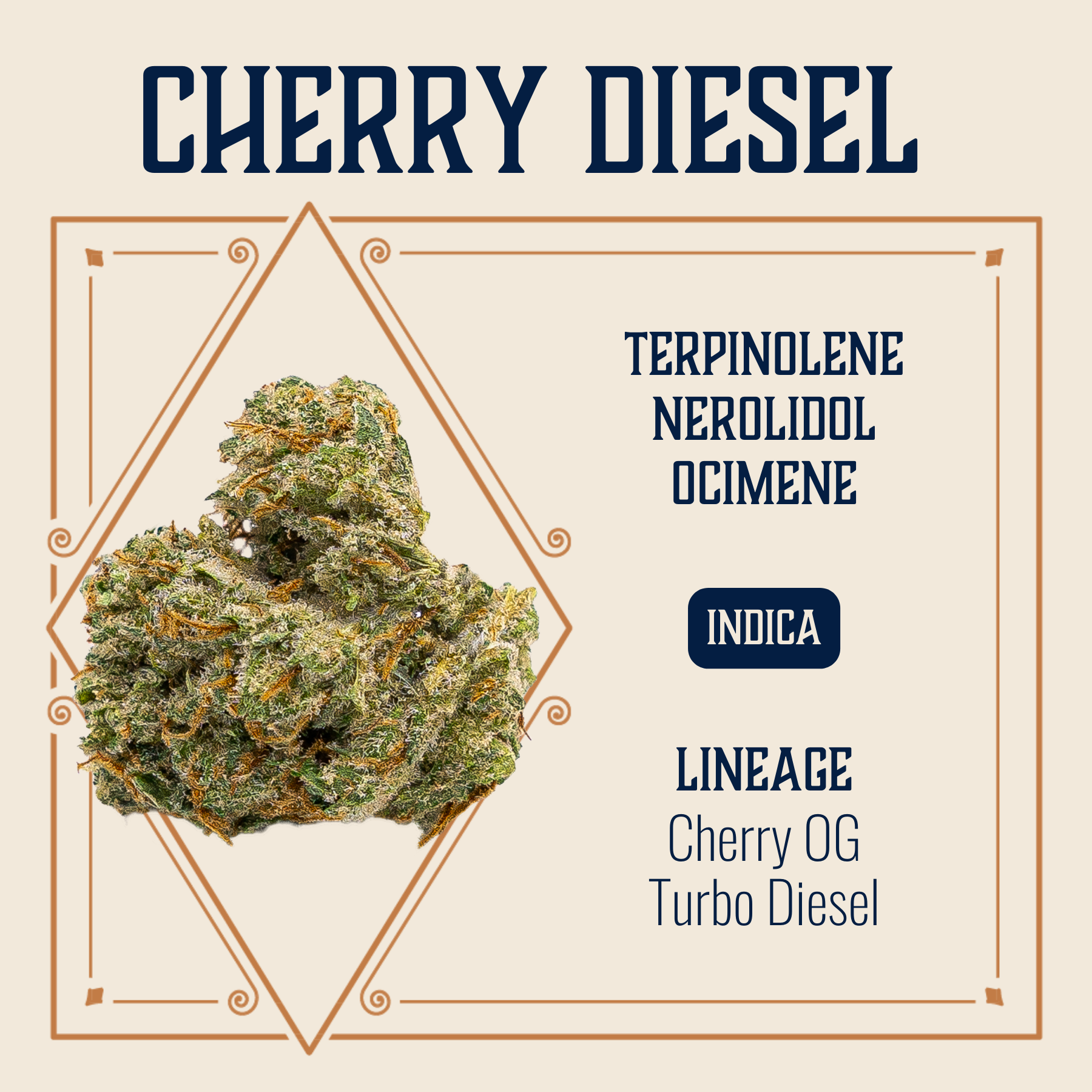 Photograph of product: Cherry Diesel Flower | 3.5g