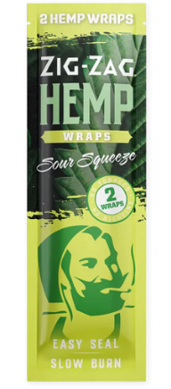 Photograph of product: Zig-Zag | Hemp Wraps | Sour Squeeze