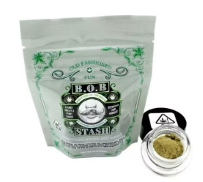 Photograph of product: B.O.B. STASH SOUR HAZE KIEF Oui'd 1G