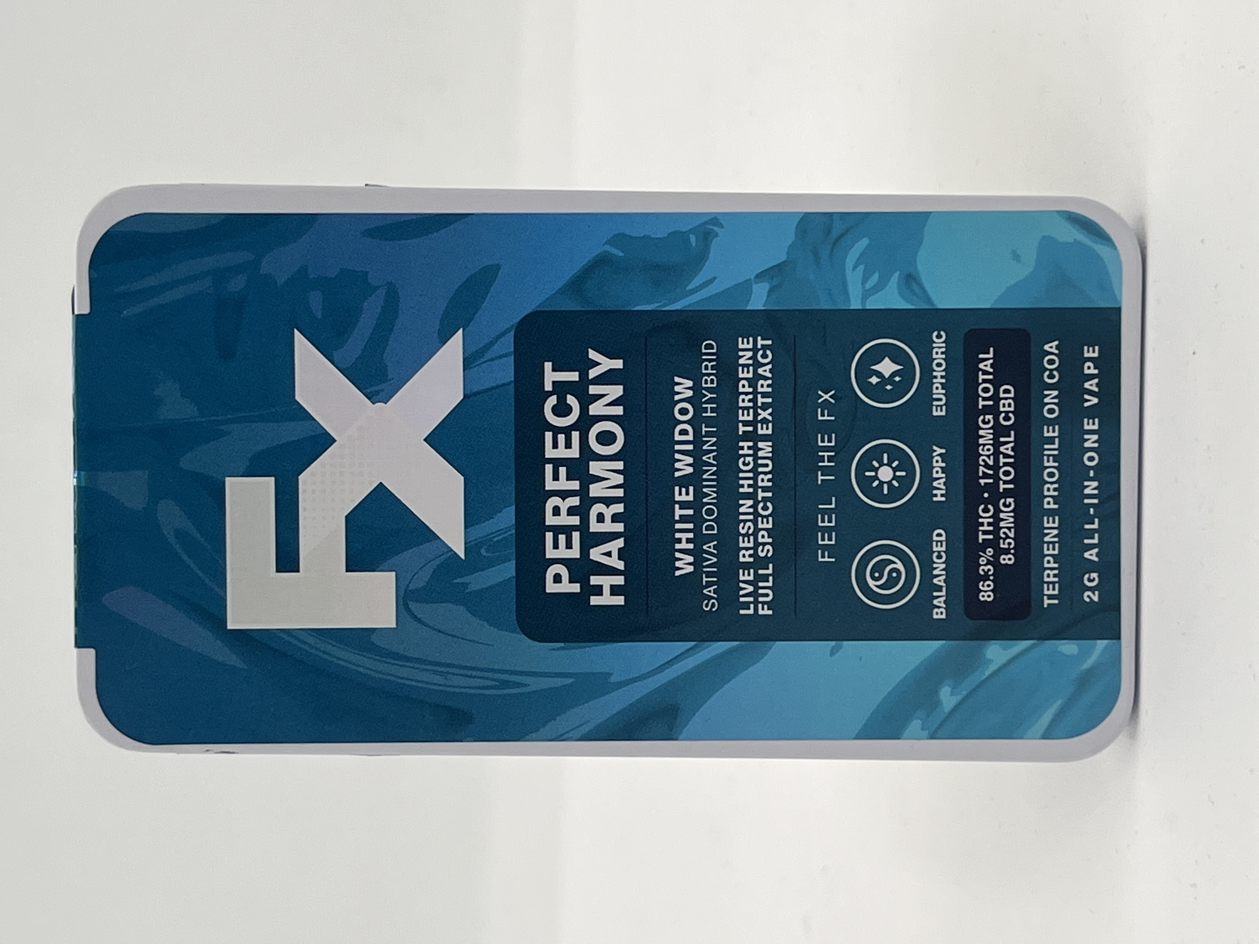 Photograph of product: FX | Perfect Harmony | White Widow | Disposable | 2g