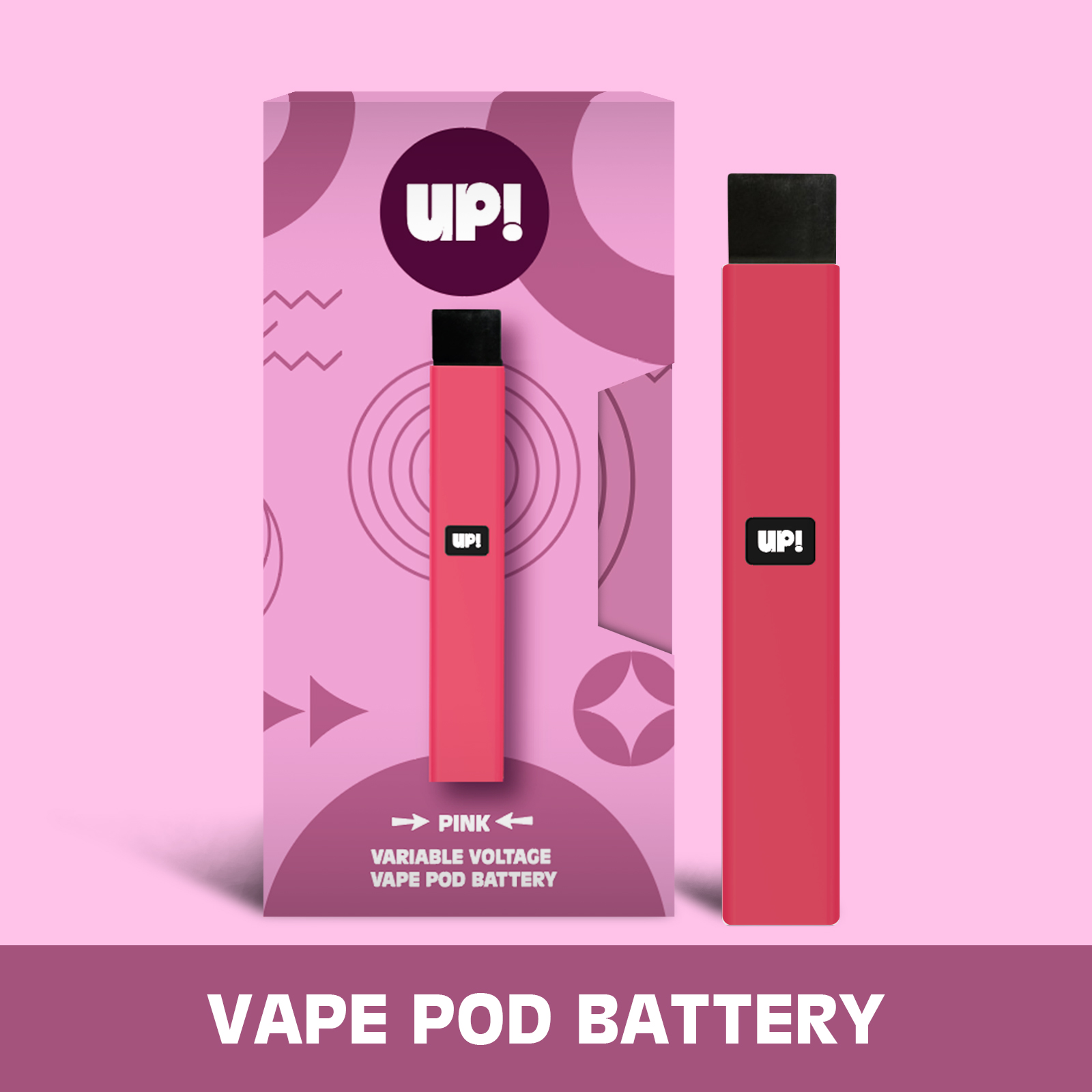 Photograph of product: UP! - Pod Variable Battery (Pink)