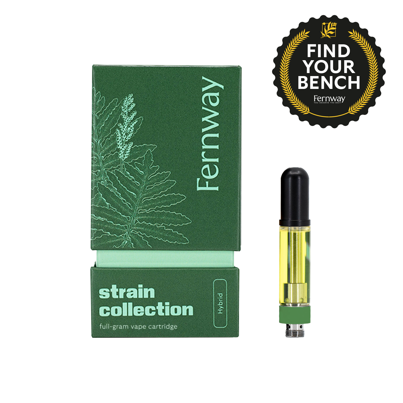 Photograph of product: Fernway - White Widow - .510 Vape Cartridge - Hybrid - 1g