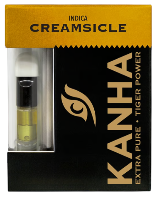 Photograph of product: Indica Creamsicle Vape Cartridge
