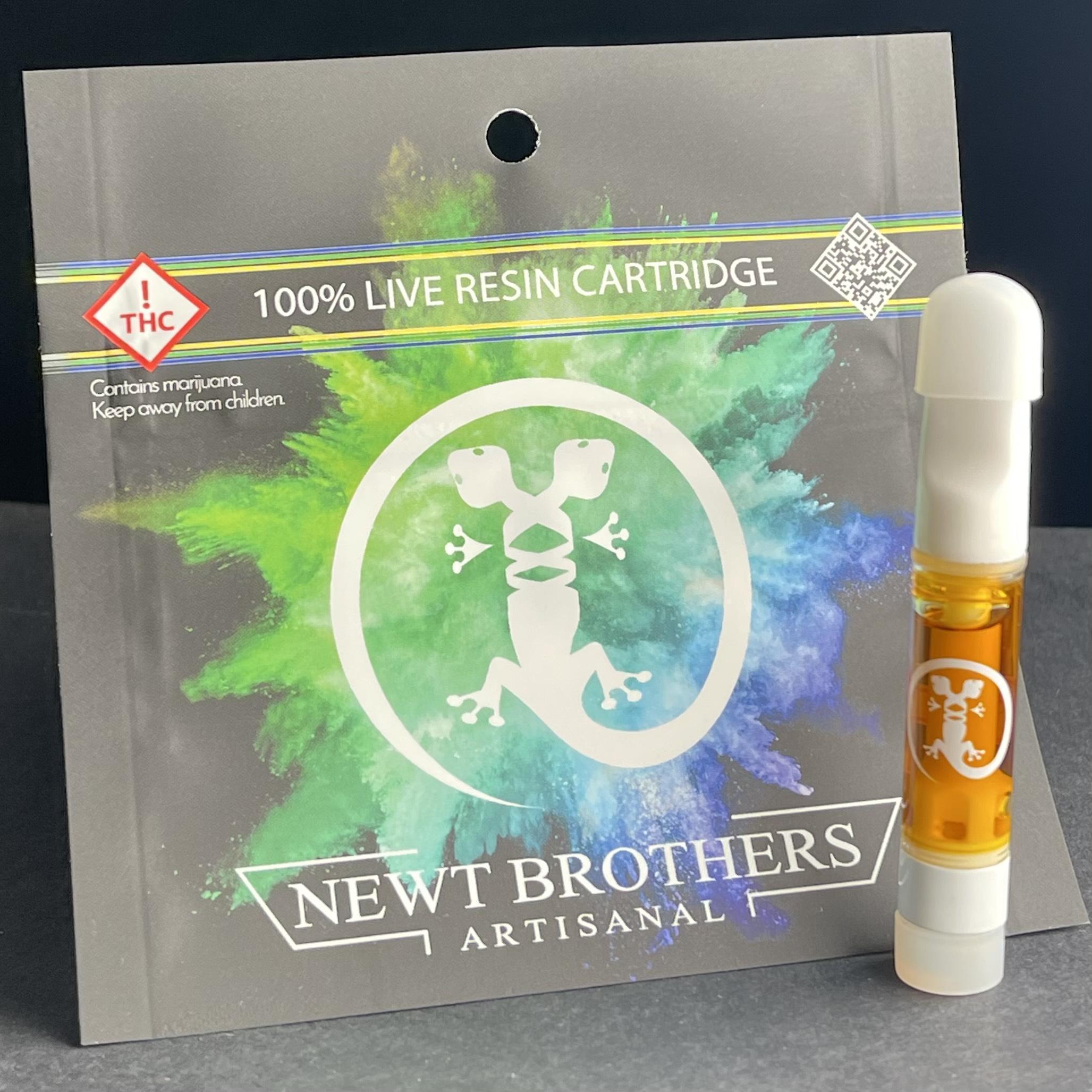 Photograph of product: Newt Bros - Melted Strawberries (H) - 1000mg Live Resin Cartridge