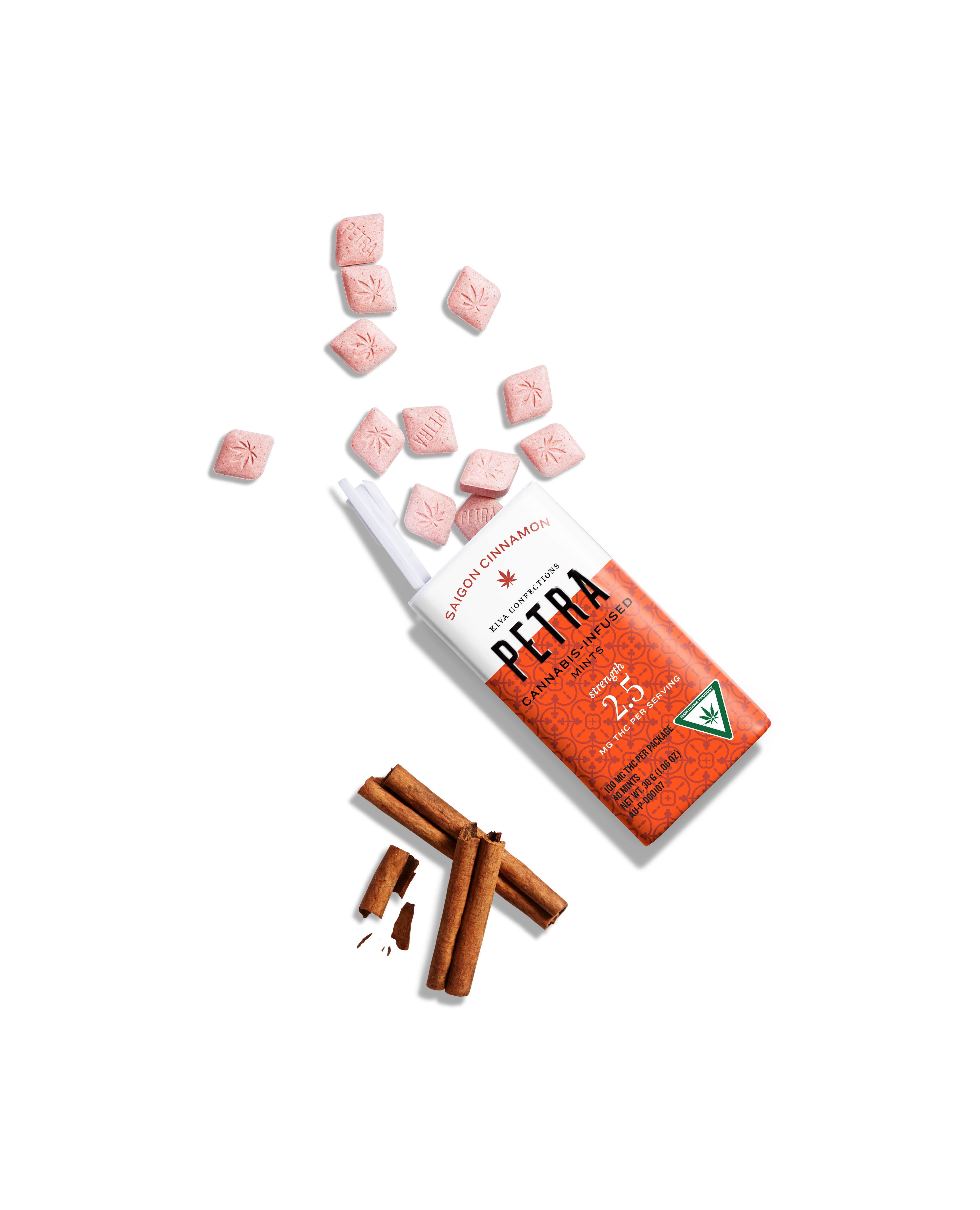 Photograph of product: Petra Saigon Cinnamon Mints [40pk] (100mg TH-oui)