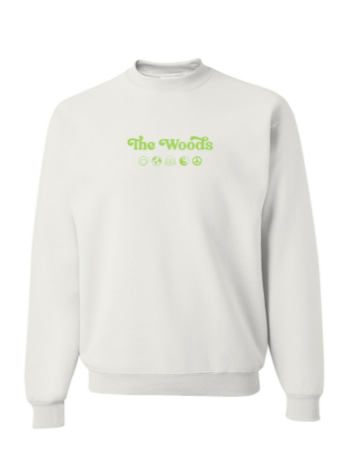Photograph of product: White Circle Crew (XL)