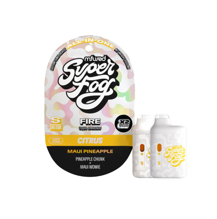 Photograph of product: Mfused | Liquid Diamonds Vape | Maui Pineapple | Oui'd | 2pk