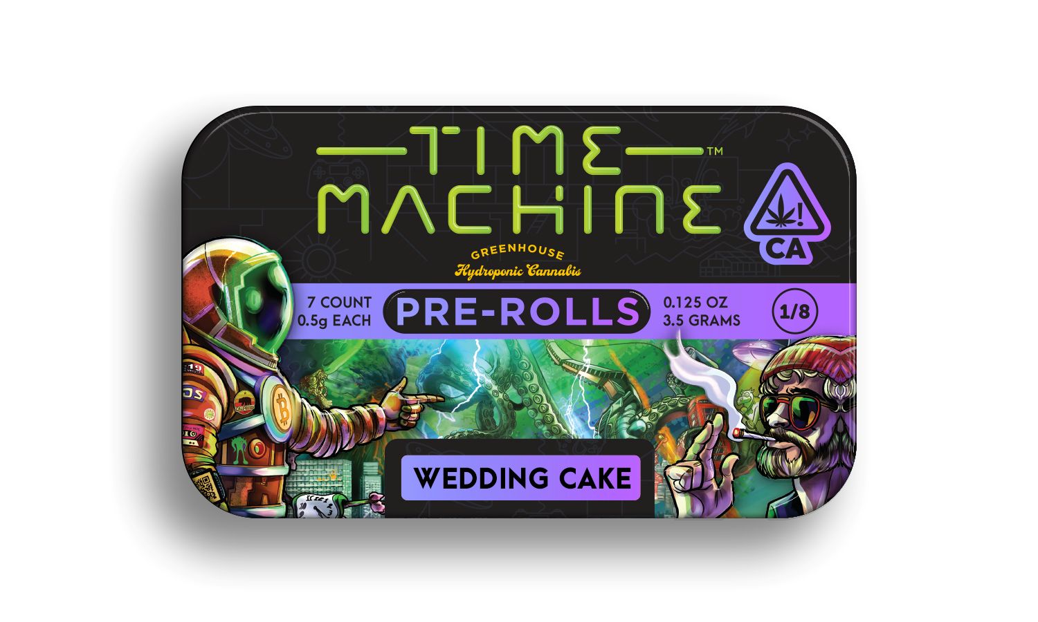 Photograph of product: Time Machine - Wedding Cake (Oui'd) 7pk Prerolls