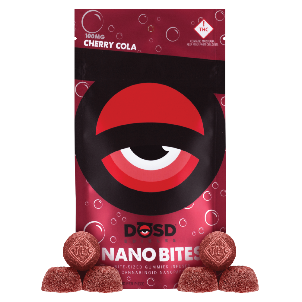 Photograph of product: Cherry Cola Nano Bites | 100mg