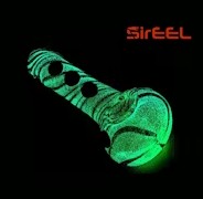 Photograph of product: SirEEL - 5" Glow in the Dark Knuckle Pipe