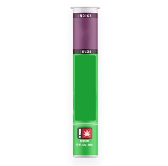 Photograph of product: Flavored Infused Pre-roll | Strawberry Banana Kush | 1g
