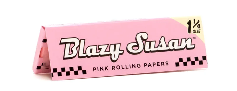 Photograph of product: Pink Rolling Papers 1 1/4"