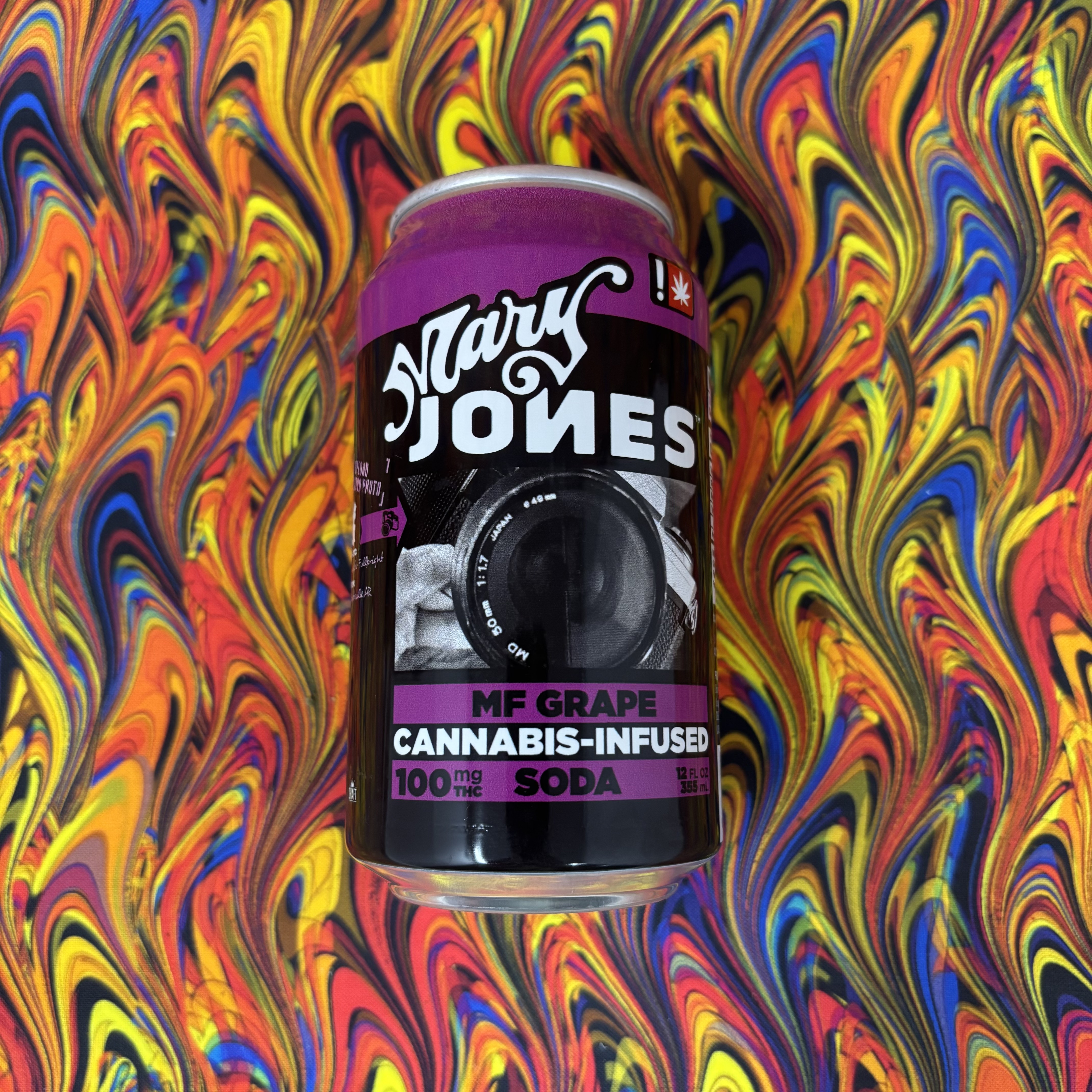 Photograph of product: Grape Soda 100mg - Mary Jones