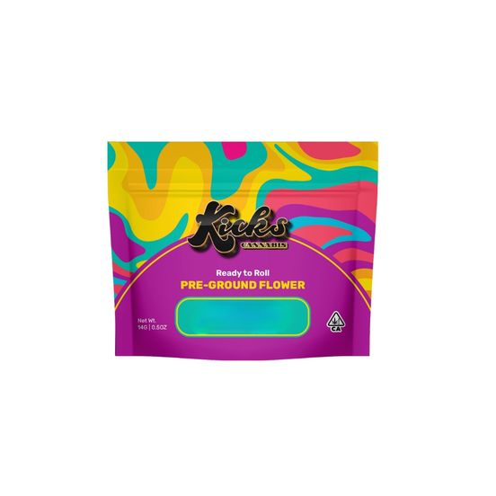 Photograph of product: Kicks Flower Ready to Roll Purple Push Pop 14g - 