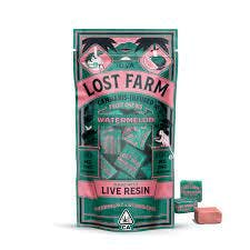 Photograph of product: Watermelon Lost Farm Chews (H) 100mg - Kiva Confections - Retail