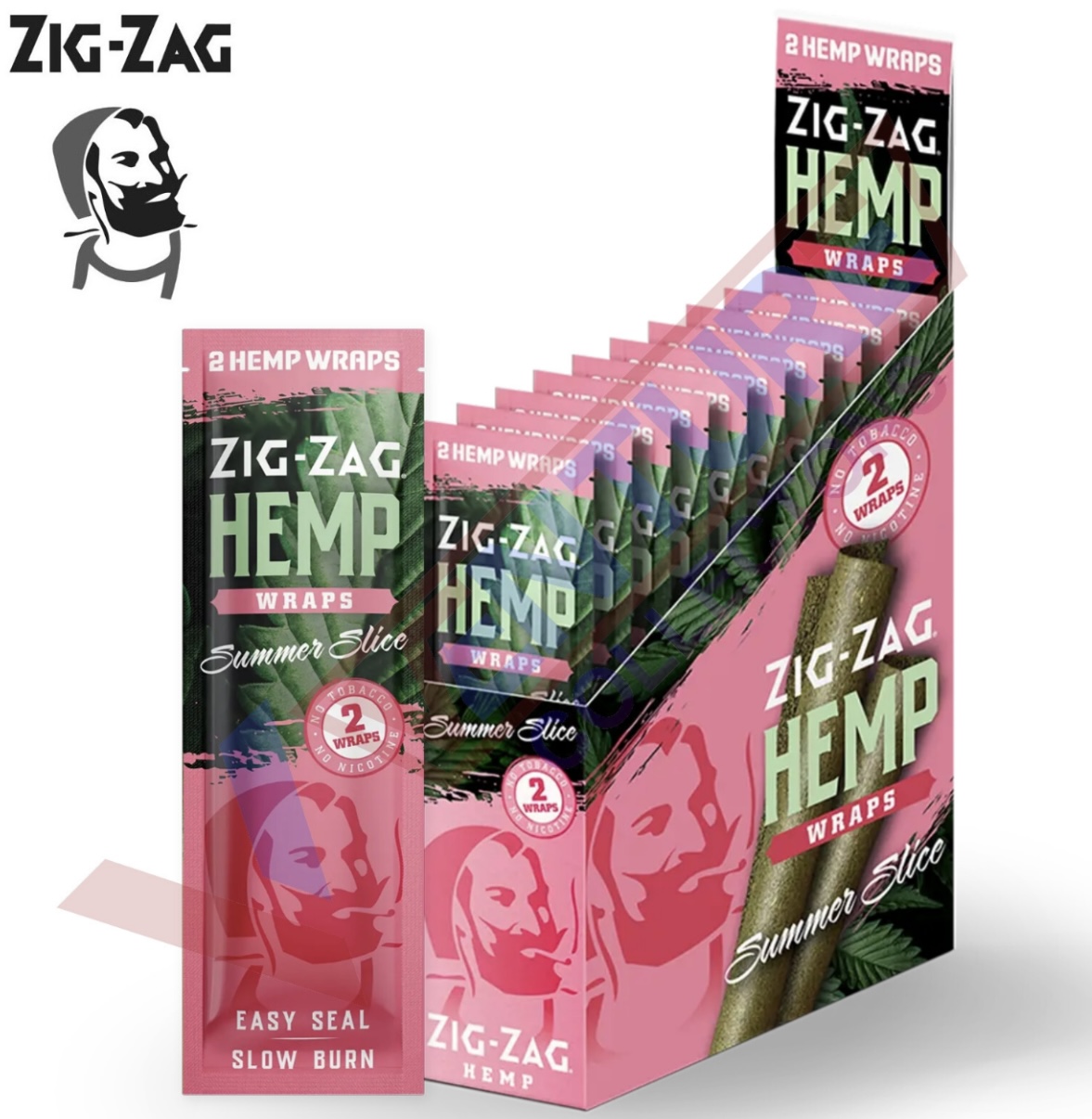 Photograph of product: Summer Slice | 2 Hemp Wraps |