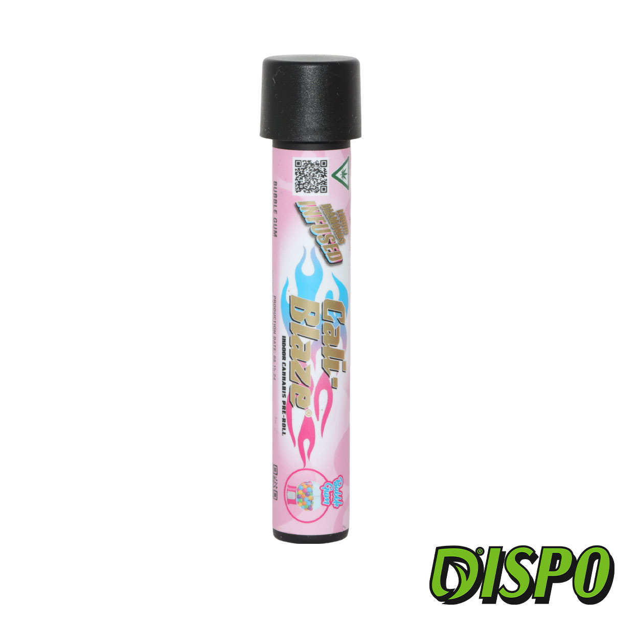 Photograph of product: Cali Blaze - Bubble Gum 1G Infused Tarantula