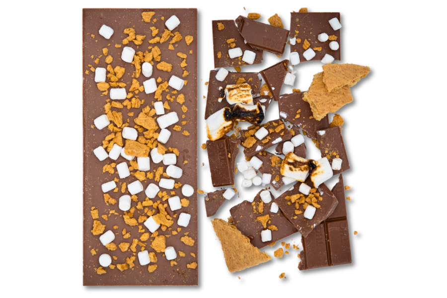 Photograph of product: Toasted S'mores Milk Chocolate Bar | T96.00mg | 00116 | 20ct