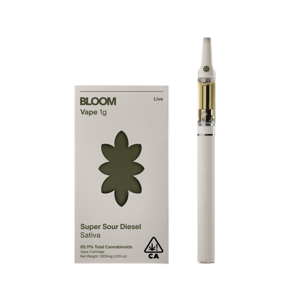 Photograph of product: Bloom Live Super Sour Diesel Oui'd Vape Cart, 1g
