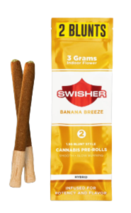 Photograph of product: Swisher   2pk Blunt   Banana Breeze