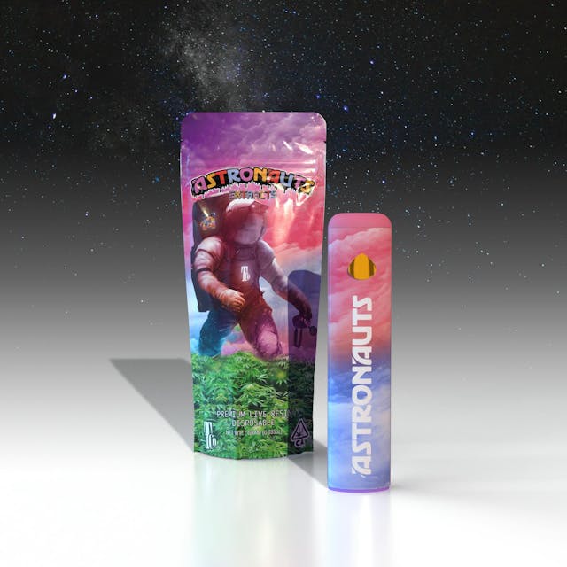 Photograph of product: P- Space Black Cherry | 1 Live Resin Disposable - 
