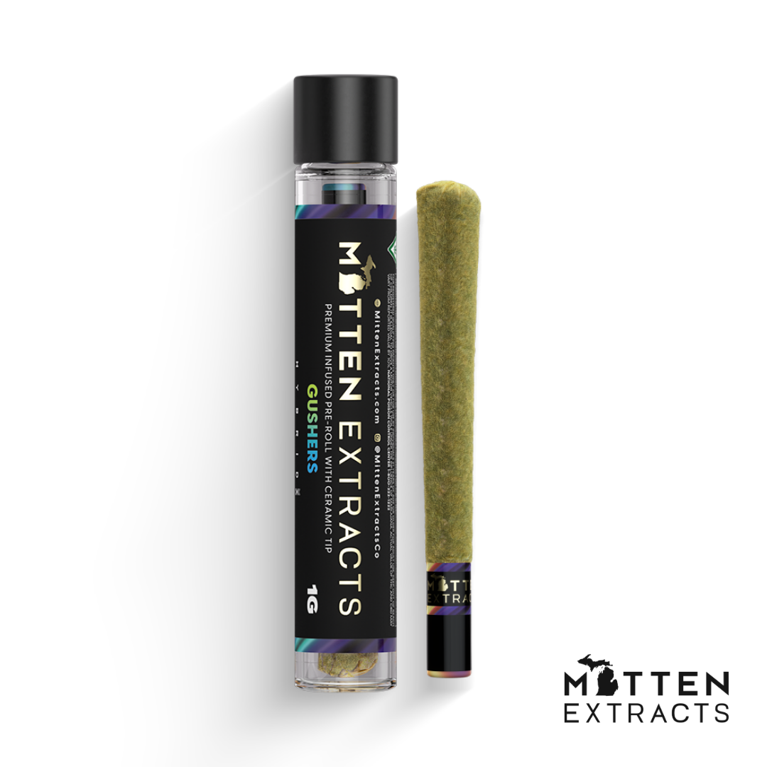 Photograph of product: Gushers Infused Pre-Roll | 1G